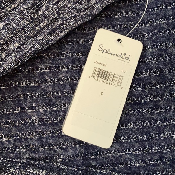 NWT Splendid Ribbed Split Back Tunic - Picture 8 of 8